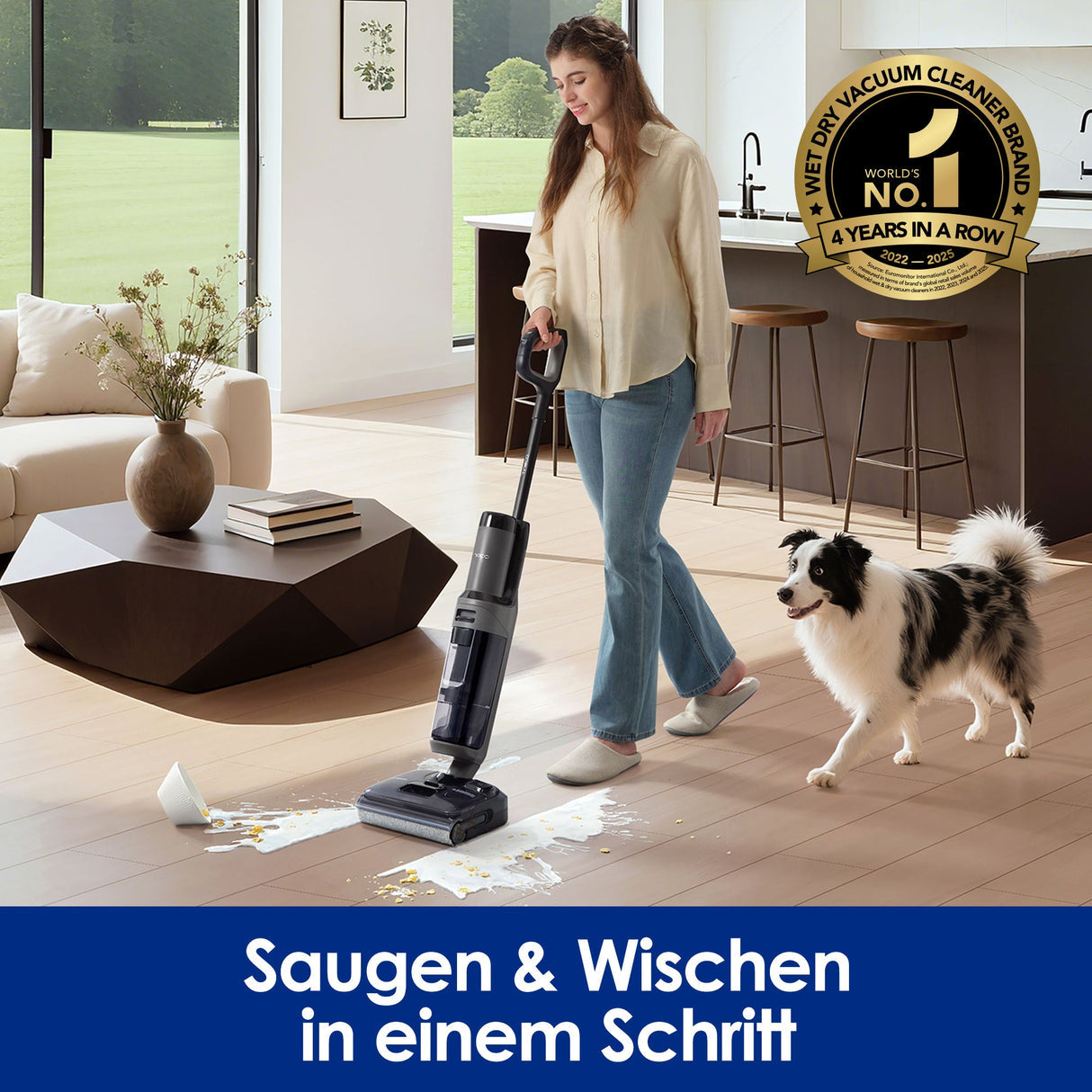 Tineco FLOOR ONE i6 Stretch Cordless Wet Dry Vacuum Cleaner （Limited Save 70%）